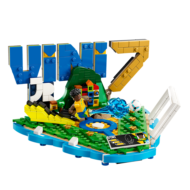 LEGO Building Blocks 43027 Vinicius Classic Goal Moment Boys and Girls Toy Children's Day Football Gift