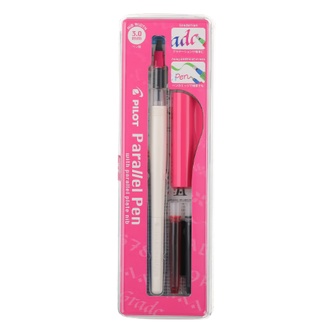 PILOT Calligraphy Parallel Pen 3.0mm Set Artistic Drawing Nib English Calligraphy Fountain Pen