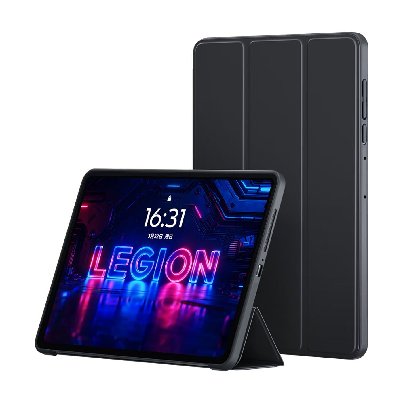 BIAZE Protective Case for 2026 Lenovo Legion Y700 5th Gen, Full-Cover Lightweight Shockproof Sleeve for Lenovo Gaming AI Tablet 8.8-inch PB654-Black