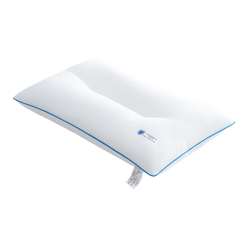 JD Original Anti-Head Oil Large White Pillow, Class A Antibacterial Fiber Soft Cervical Pillow, Household Adult Pillow Core, Low Pillow