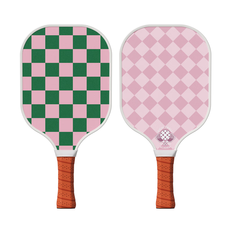 Yottoy Fiberglass Pickleball Paddle High-Quality Adult Student Training Professional Pickleball Paddle with Cover Pink+Green