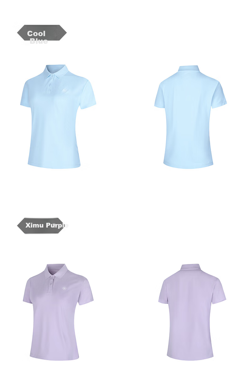 361° Women's Short Sleeve T-Shirt Spring Summer Quick-Dry Polo Shirt Sports Running Training Top 662624112H-1 22