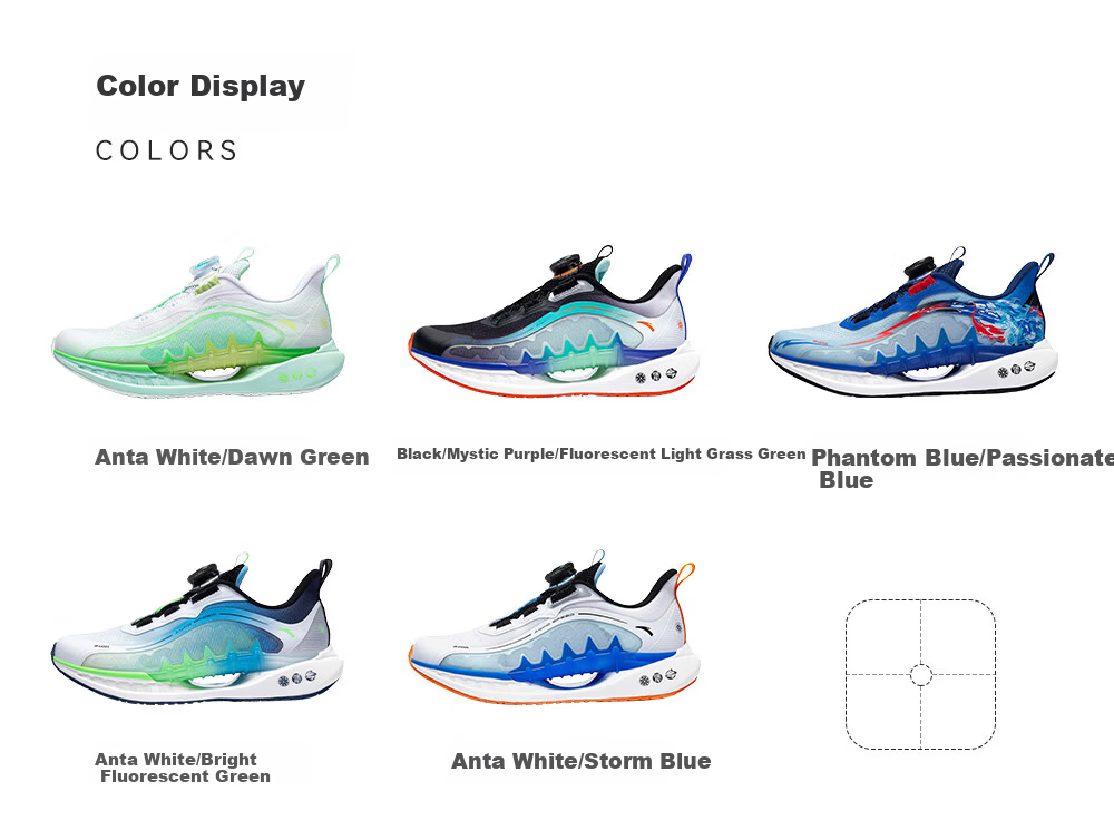 ANTA Kids Sports Running Shoes 2026 Summer Chasing Wind 8PRO Boys and Girls Professional Running Shoes 312625537R 16