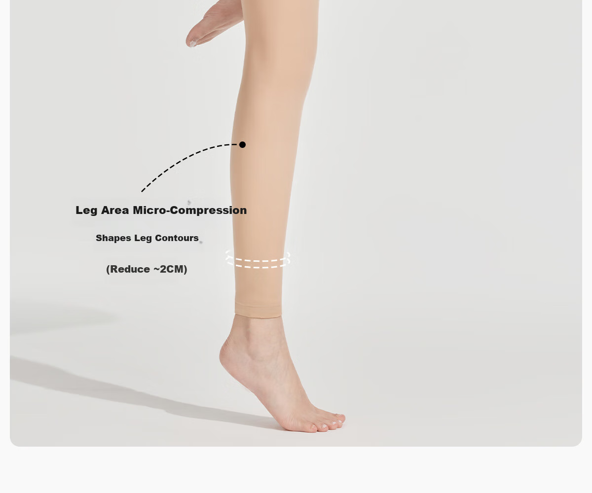 Sanduo Cotton Nine-Point Bare-Leg Magic Autumn Leggings Tights Women Skin Color Natural Color Thickened Fleece-lined Stockings 26