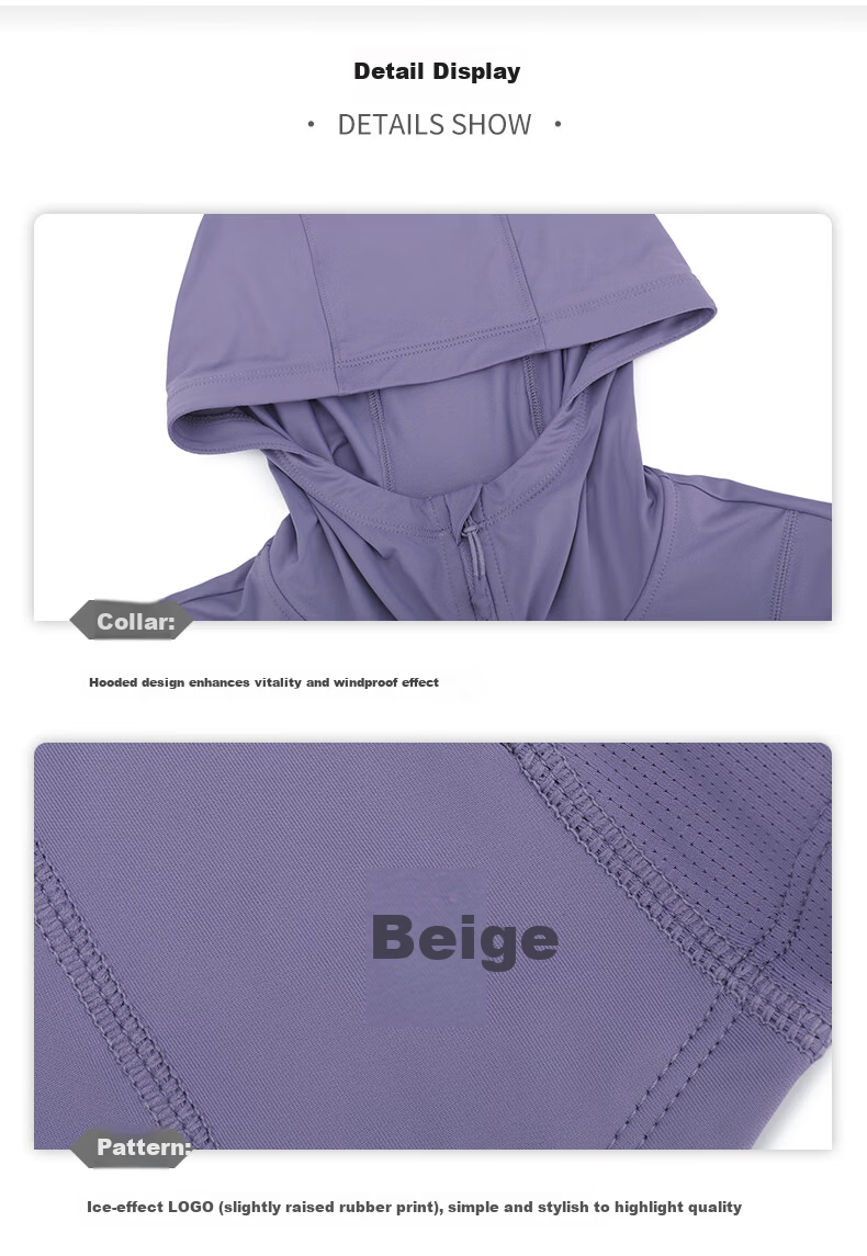 361° Women's Sunscreen Jacket Spring Summer UPF100+ UV Protection Slim Outdoor Sports Coat 662624606-5 32