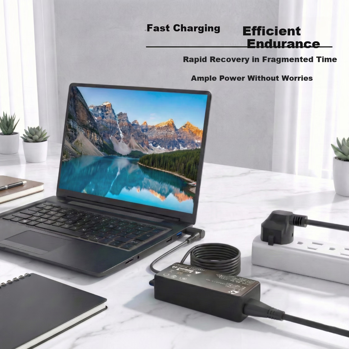 Green Effect Compatible HP Laptop Charger 65W 19V 3.33A Universal for HP Zhan 66 Pavilion 15 M4 Envy 14 PRO450C 553U 4.5*3.0mm