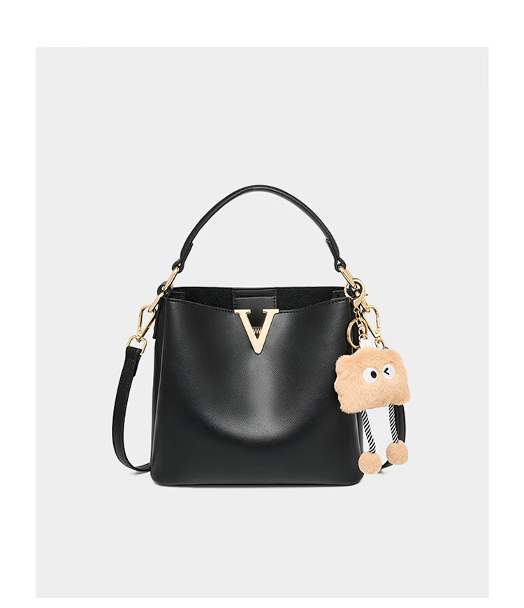 Aokang Women's Trendy Cowhide Handheld Bucket Bag Luxury Crossbody Shoulder Bag Birthday Mother's Day Gift for Mom and Wife 20