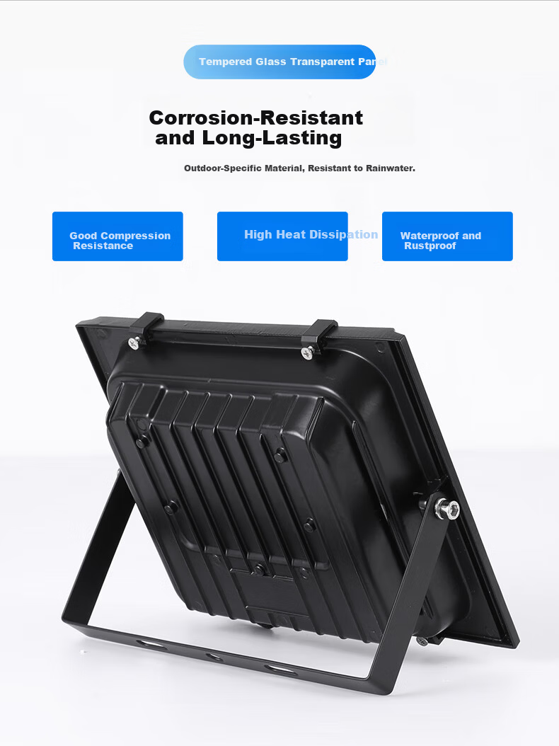 NVC Solar Outdoor Floodlight Waterproof Light Control Remote 750lm for 40㎡ 10