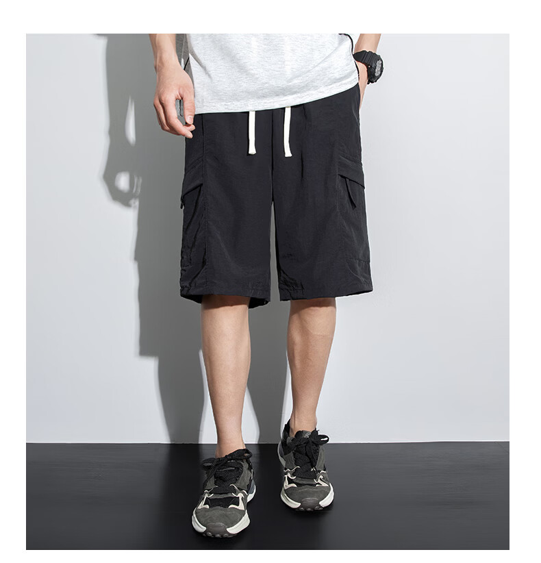 MULINSEN Men's Summer Loose Casual Comfortable Breathable Beach Shorts Military Green 3XL 12