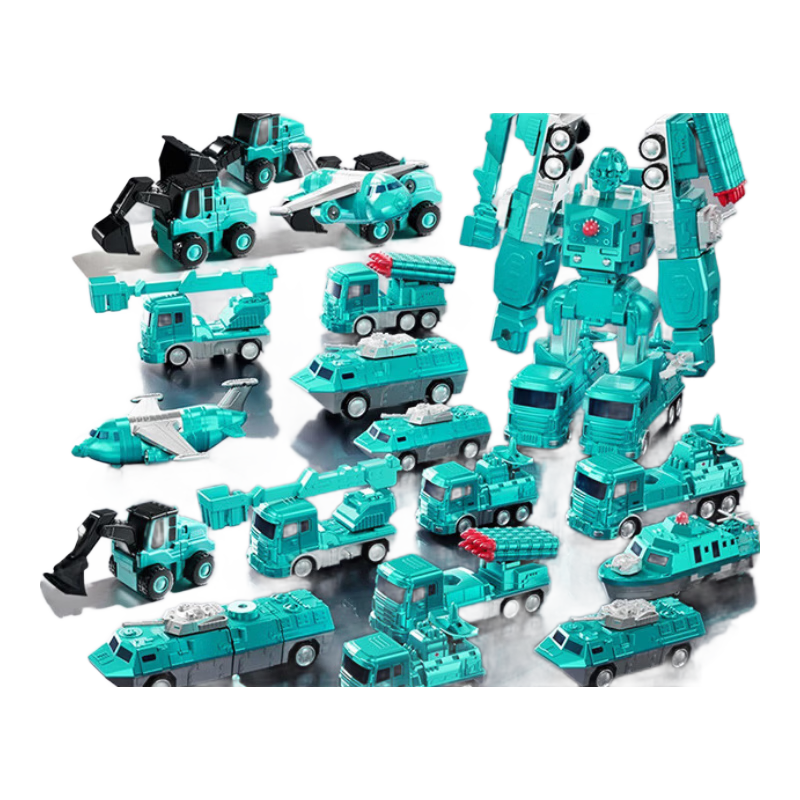 Floating Magnetic Transforming Robot Children's Educational Toy Magnetic Building Blocks Military Series Children's Day Gift