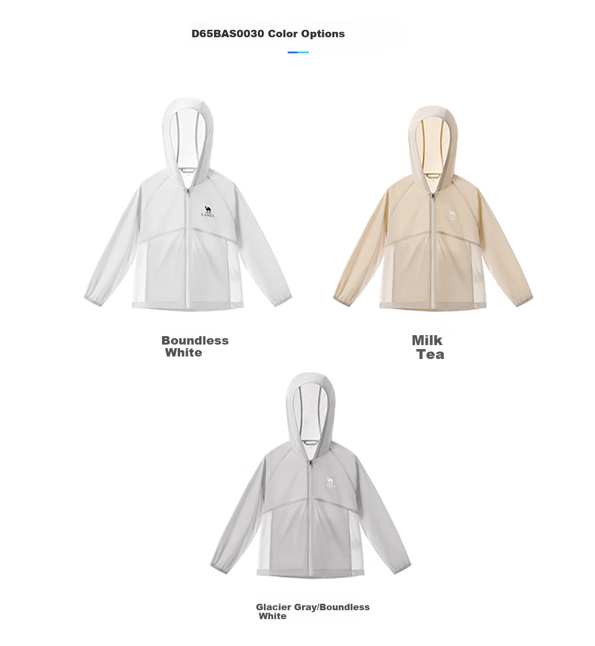 CAMEL Children's Sun Protection Clothing, Summer Outdoor Ice-Cool Breathable Skin Coat, Thin Outerwear for Older Childre 15
