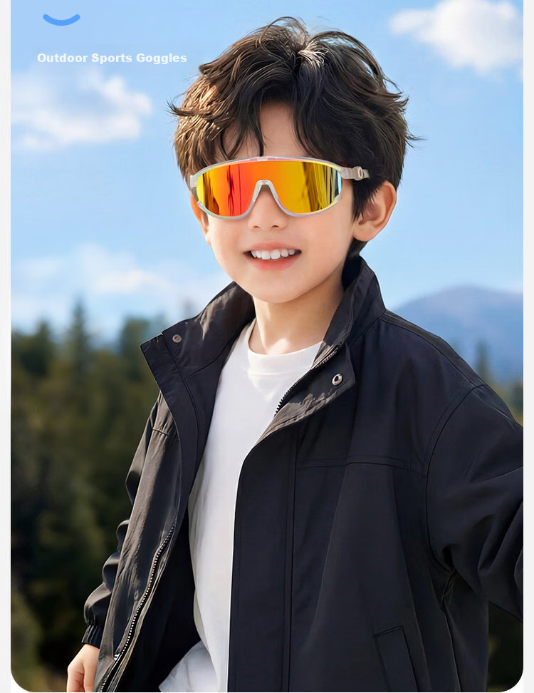 GOGOSOON Kids Snow Goggles Outdoor Sports Windproof Snowproof UV Protection Sunglasses Cycling Ski Glasses 3