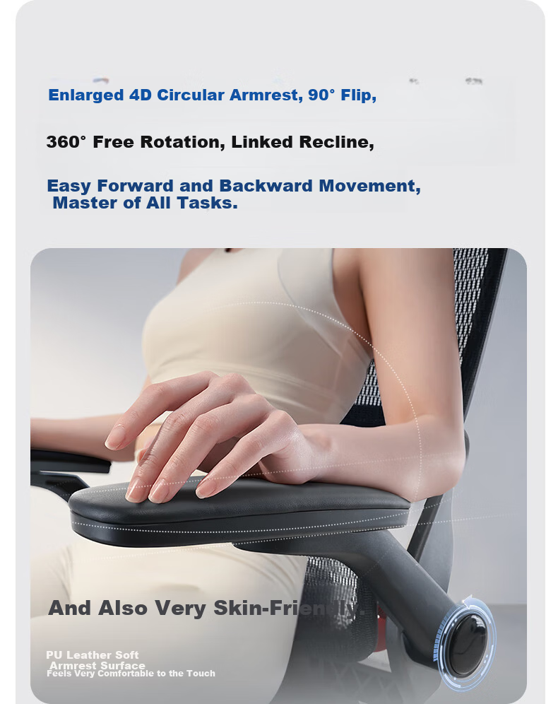 Sihoo B100Pro Ergonomic Office Chair Computer Chair Human Engineering Seat Gaming Chair with 4D Adjustable Armrests 8