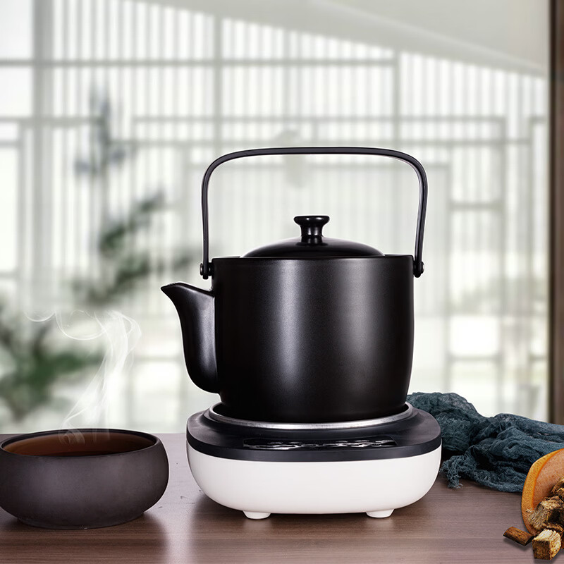 SANYUAN 3L Direct-Pour Intelligent Herbal Medicine Cooker Automatic Ceramic Herbal Decoction Pot YH30-A1 Large Capacity Split-Type Health Pot for Home Use