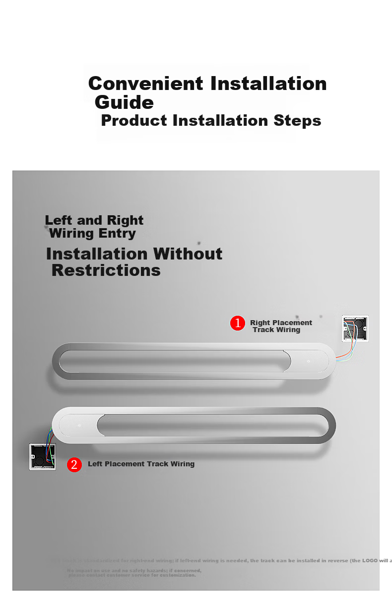 International Electric Smart Track Socket One-Key Intelligent Control Overload Protection Movable Surface-Mounted Rail High-End Kitchen Art Socket No-Drill Magnetic Power Rail Socket 50+3 Egyptian Sil 23