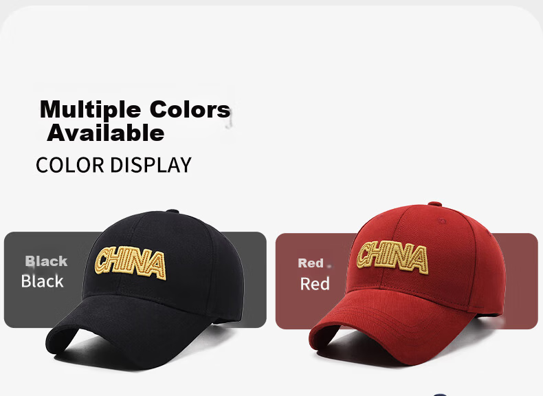 Red Dragonfly Women's Baseball Cap Four Seasons Sunshade Outdoor Casual Sun Hat Slim Face Large Size Wide Brim Duckbill Cap 19
