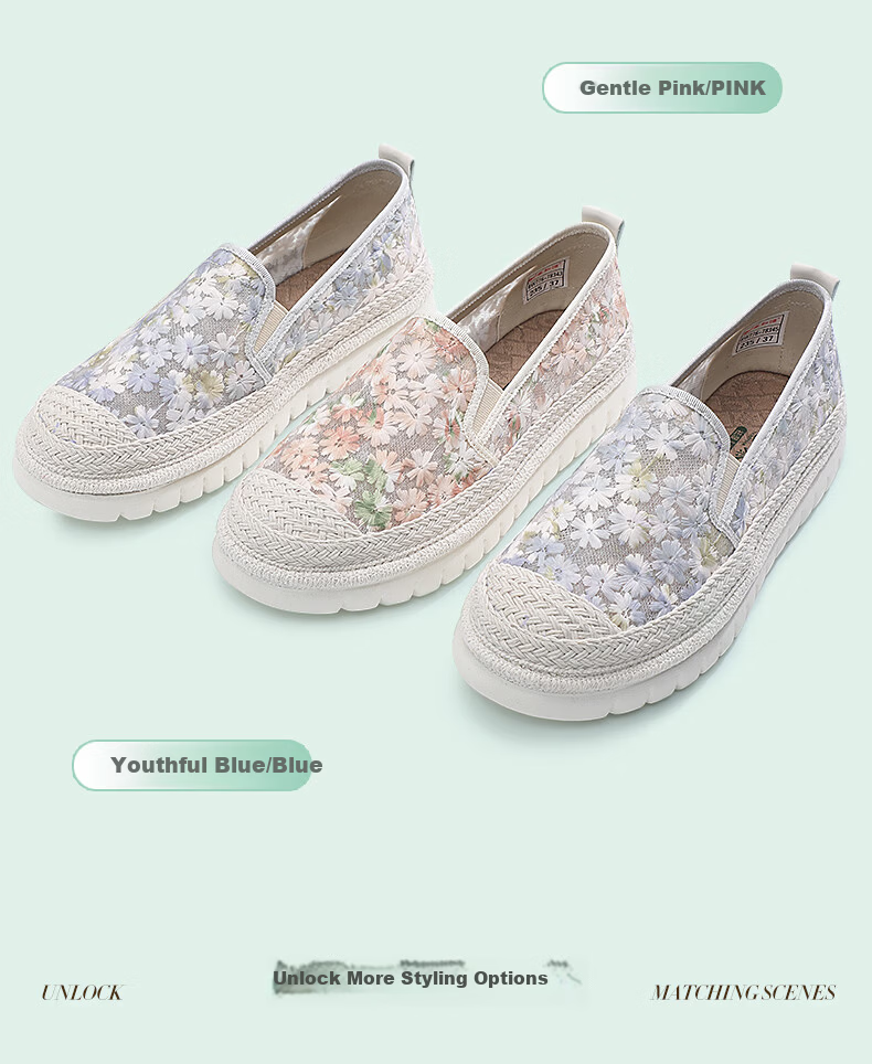 Taiheyuan Spring Summer Women's EVA Soft Sole Non-Slip Comfortable Casual Slip-On Thick Sole Lightweight Fisherman Shoes 5