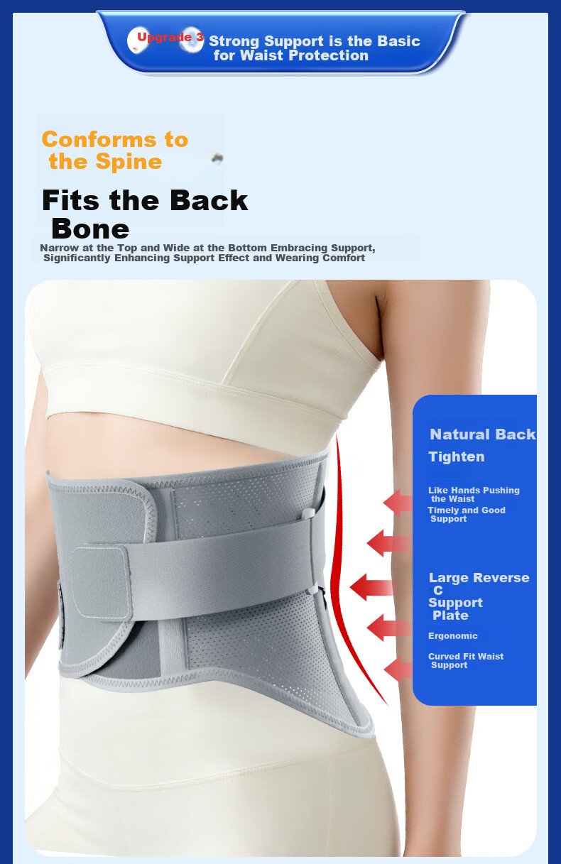 YUZHAOLIN Knitted Waist Warmer Support Belt for Lumbar Protection, Abdominal Warmth, Sports Fitness, Cold Prevention, Size L 6