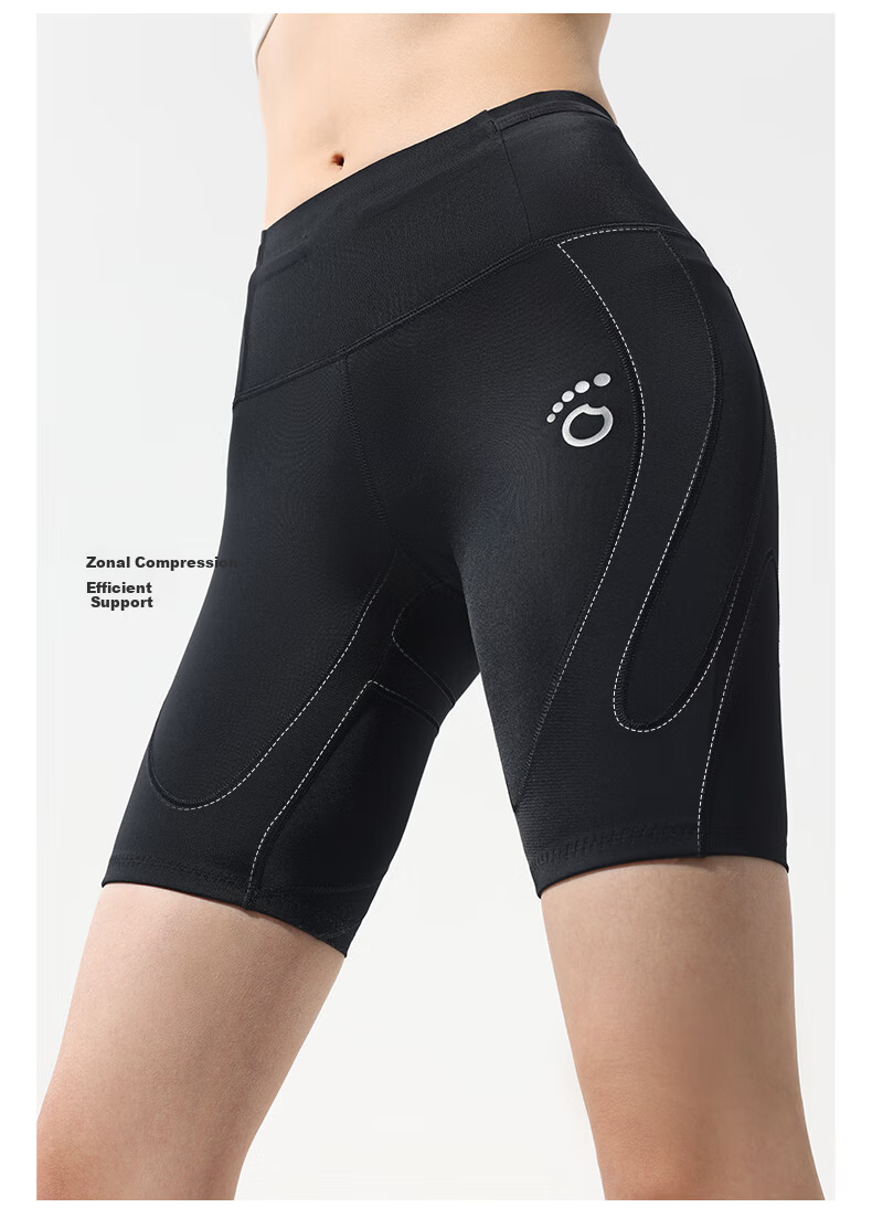 Macondo 7th Generation Marathon Running Compression Shorts with Support, Three Pockets, Sweatproof Phone Compartment, Black, Men's L 3
