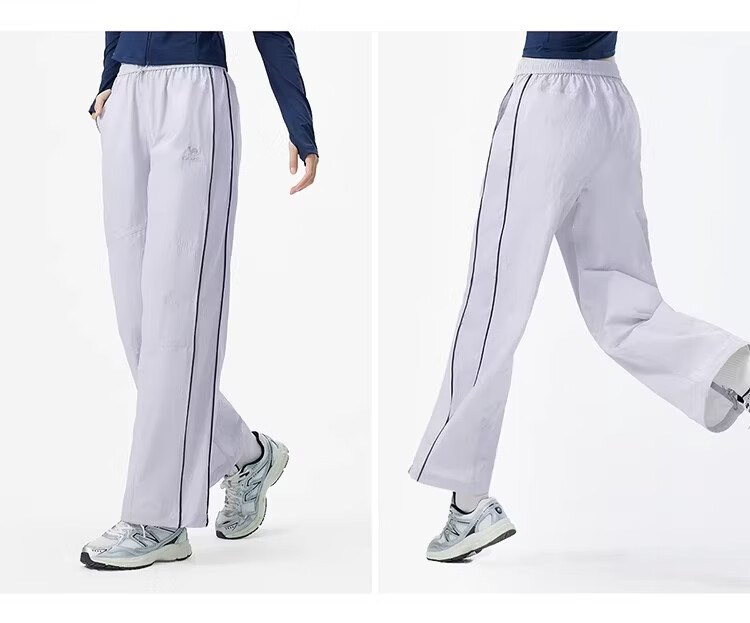 CAMEL Women's Quick-Dry Pants 2026 Summer New Cool Breathable Straight Slim Outdoor Hiking Casual Sports Pants 5013 15