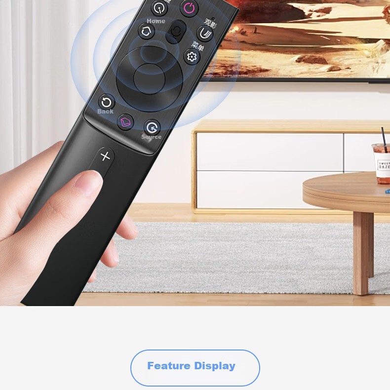 Dongpuli Remote Control for Changhong TV Voice RBG400VC 55D4PS 65D4PS 70D4PS 75D4PS Changhong TV Remote Control 4