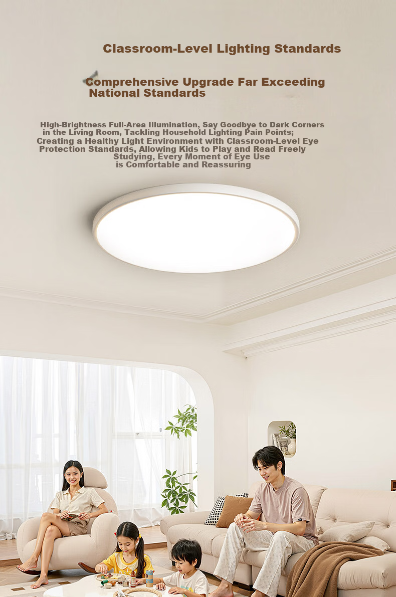 AOC Eye-Care Bedroom Ceiling Light Simple LED Ultra-Thin LED Chip Xiaomi Smart 48W with Installation Included 5