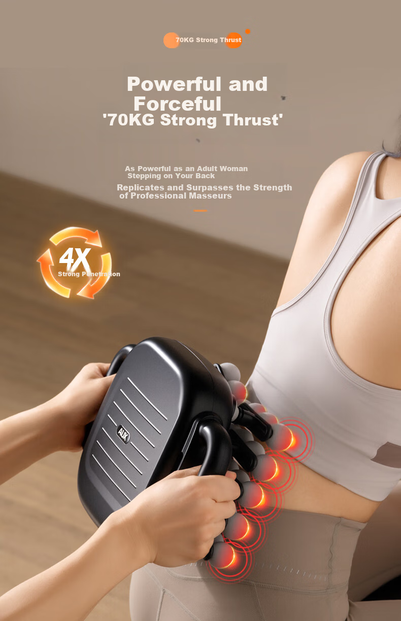 AUX Fascia Gun HO1 Fat Burning Shaking Machine Lazy Waist and Abdomen Slimming Belt Full Body Vibration Massage Fitness Abdominal Muscle Neck Fascia Massager 6