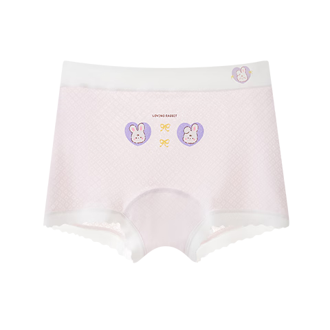Cotton Children's Underwear Ice Silk Girls' Boxer Briefs Developmental Girls Student 12-Year-Old Large Kids Summer Thin Boxer Shorts