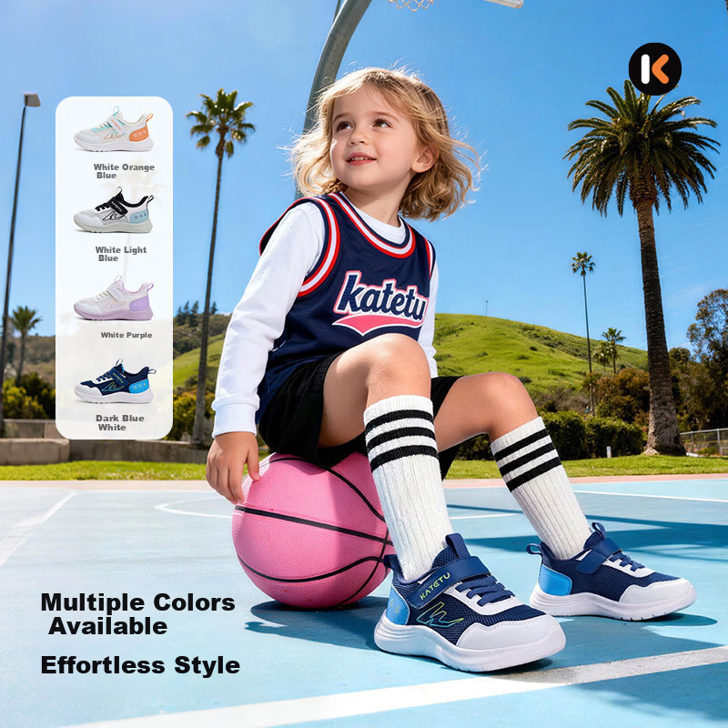 Caterabbit Kids Sports Shoes Outdoor Children's Shoes 2026 Spring New Boys Breathable Soft Sole Running Shoes X6AF065