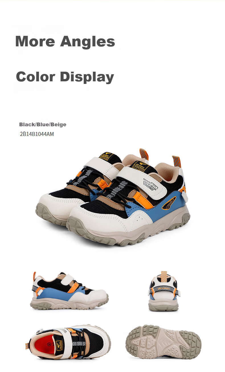 DR·KONG Spring Boys' Casual Retro Comfortable Breathable Toddler Walking Shoes 9
