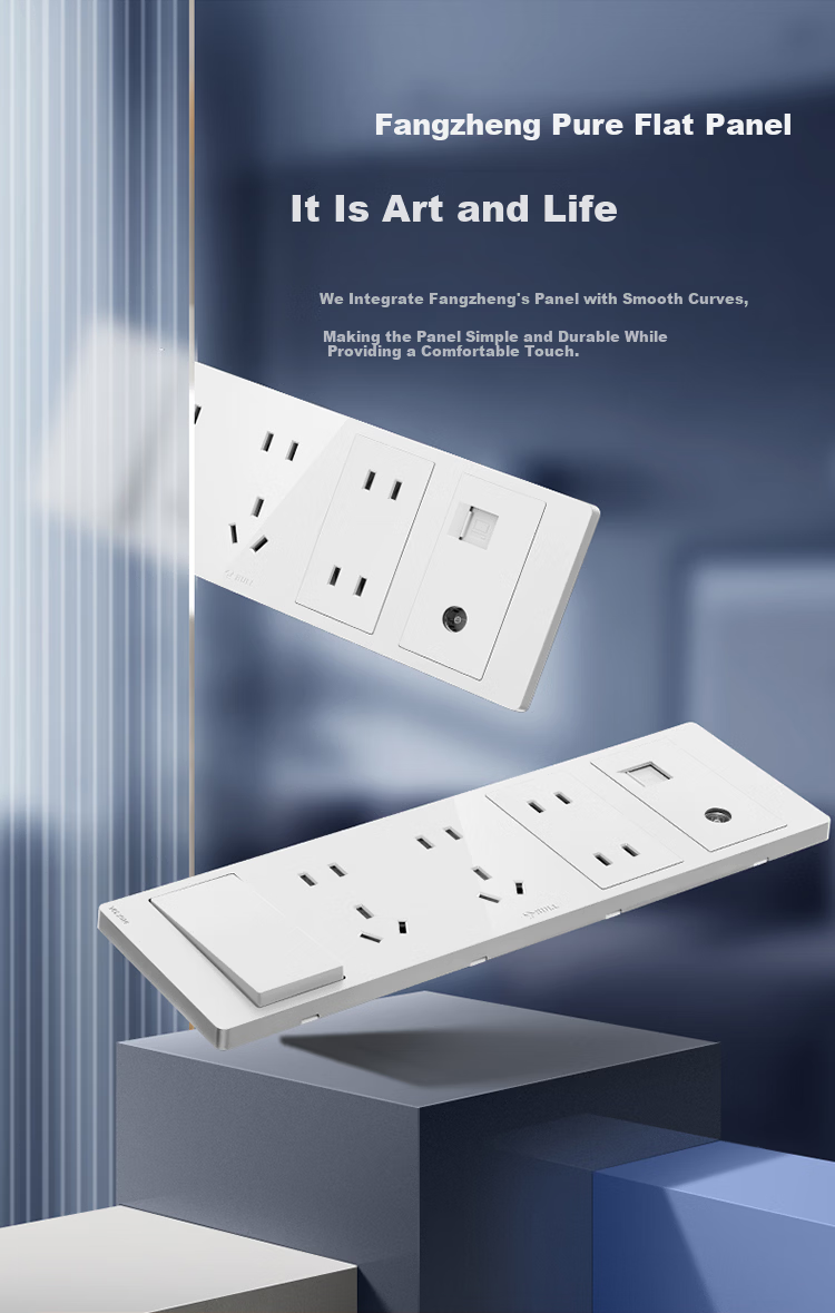 BULL GTE Series Kitchen Socket 10A Socket with Independent Switch Panel GTE603 Gold 4