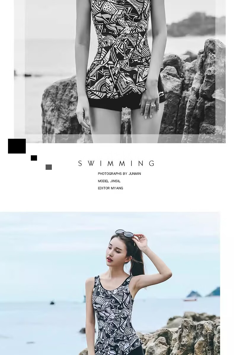 LI-NING Women's Adult Training Swimwear 2026 New High-End One-Piece Swimsuit for Hot Springs, Tummy Control, Slimming, Plus Size 6