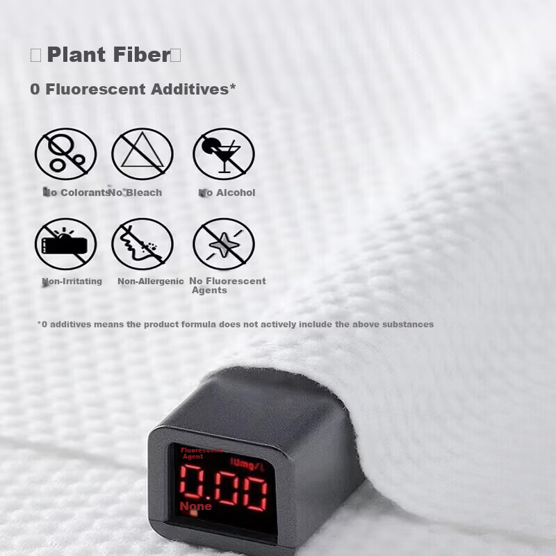 Jieshuyun Disposable Cotton Soft Facial Towel, Dual-use Dry and Wet, Large and Thick, 1 Pack*60 Sheets 3