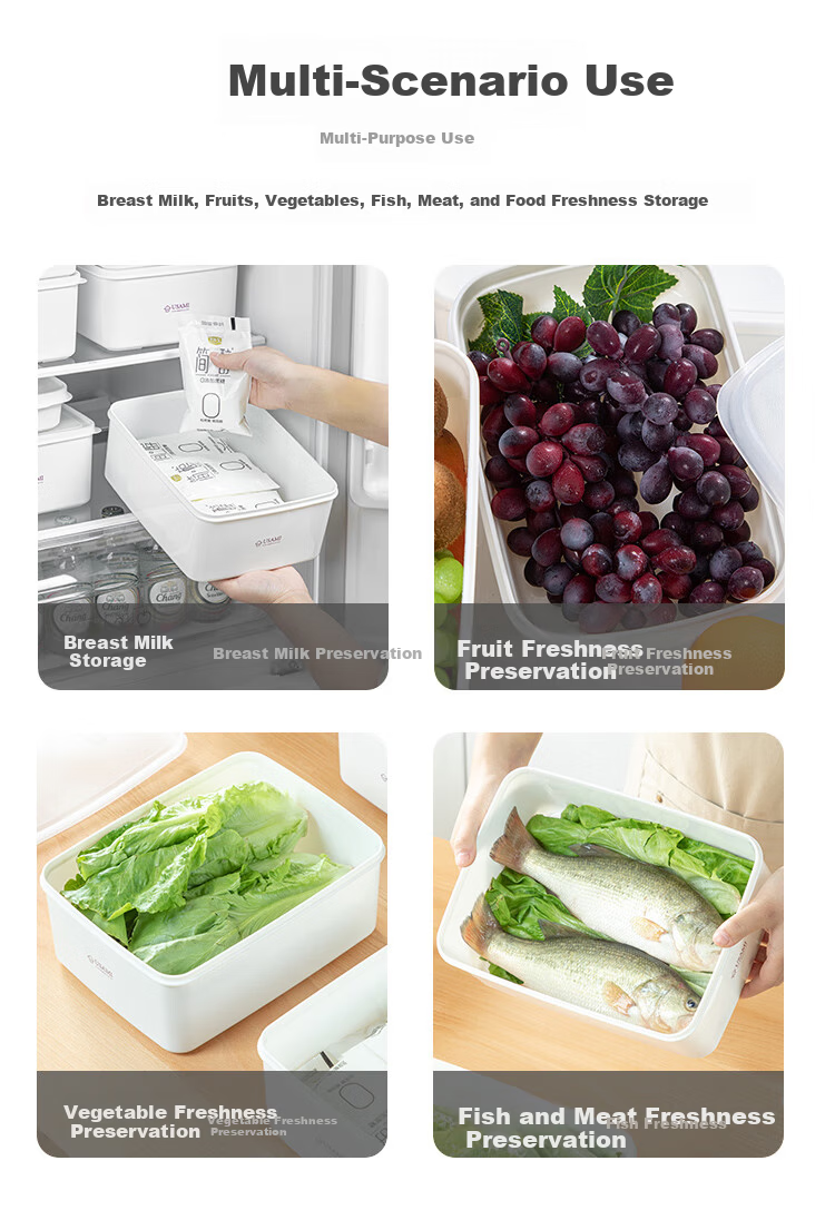 Daisy Leaf Breast Milk Storage Box Refrigerator Freezer Milk Storage Container Fresh-Keeping Freezing Milk Storage Box 9