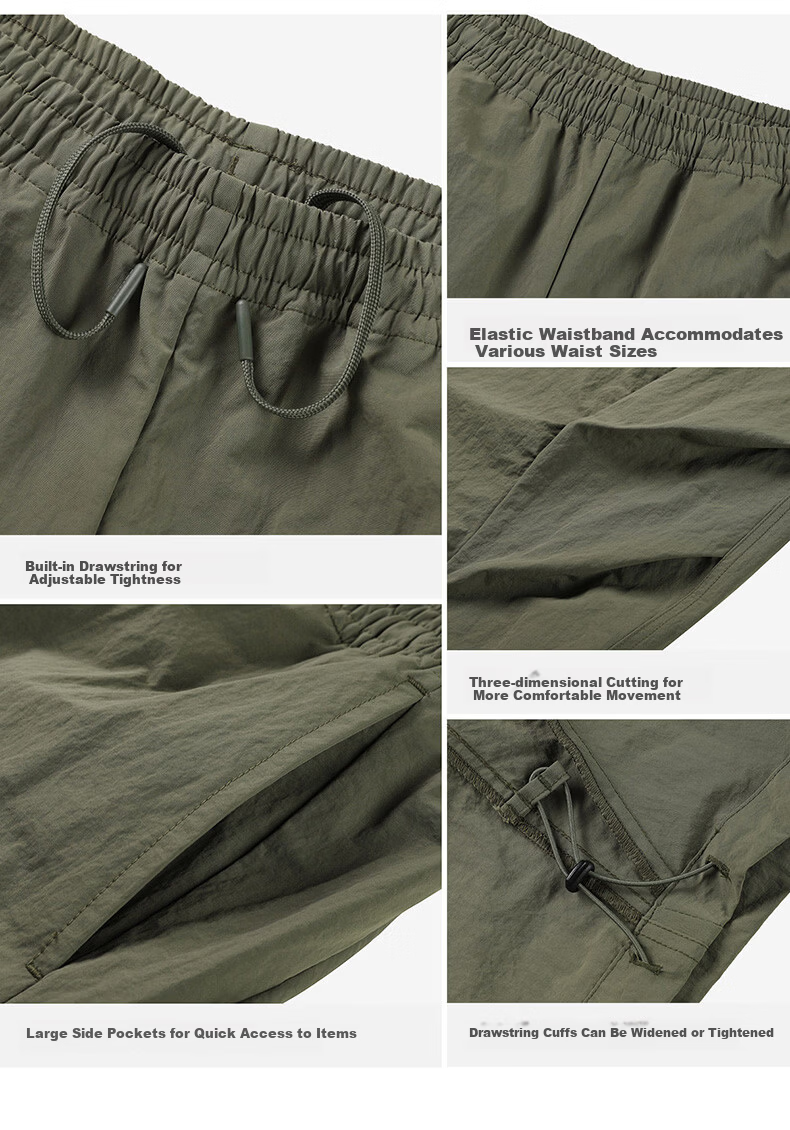 CAMEL Ice Cooling Sun Protection Workwear Women's Straight Casual Quick-Dry Paratrooper Pants C26BA6L6007 Dreamy Pink L 22
