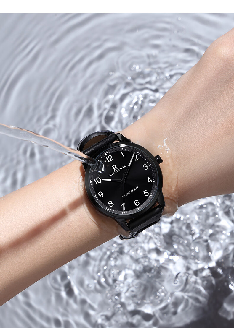 ONTHEEDGE Exam Watch for College Entrance Exams, High School Students, Civil Service Exams, Postgraduate Entrance Exams, Silent, Waterproof, Time-Telling Only 7