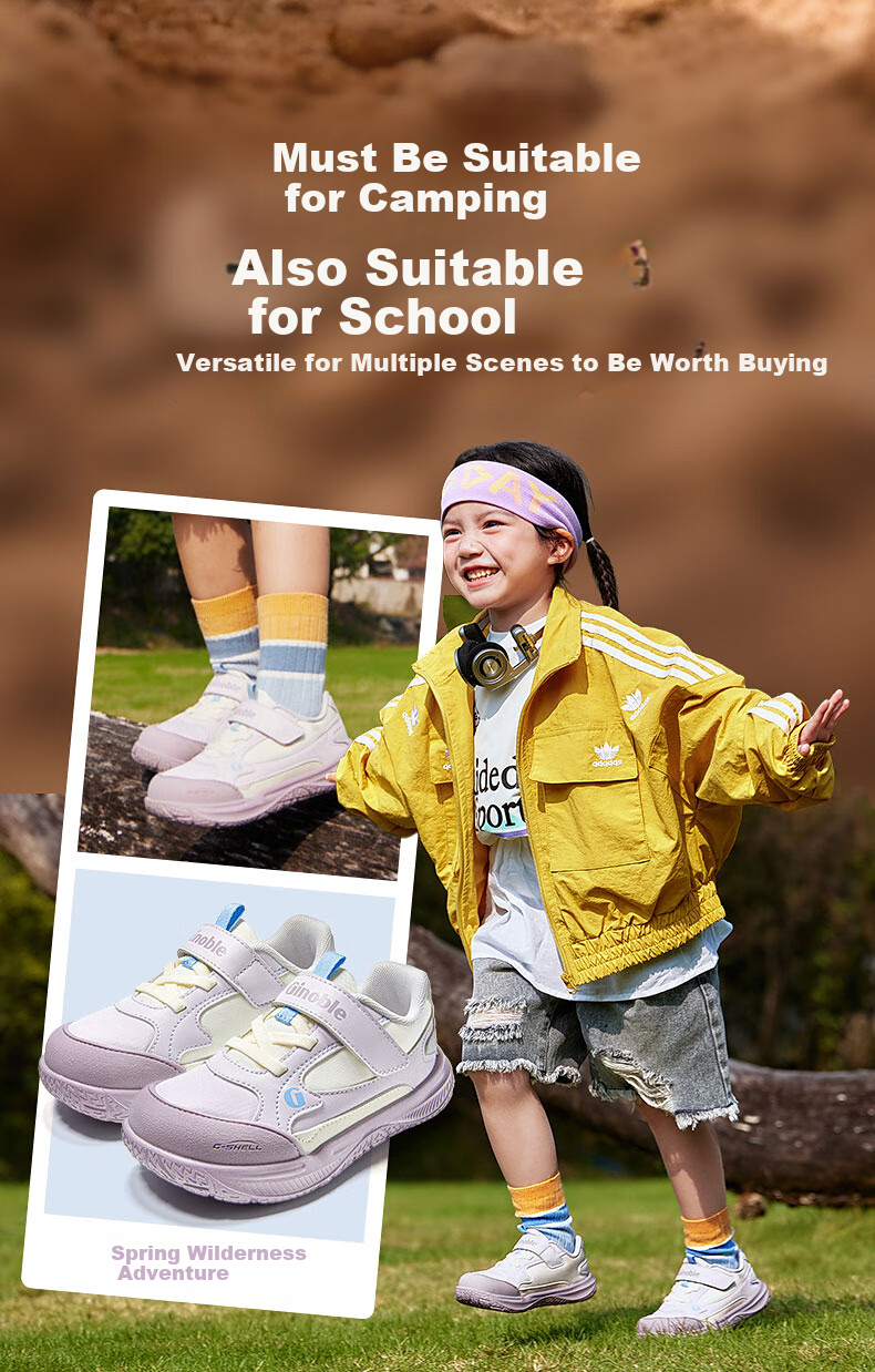 Ginoble Toddler Shoes 2026 Spring New Kids Baby Shoes GW1871 7