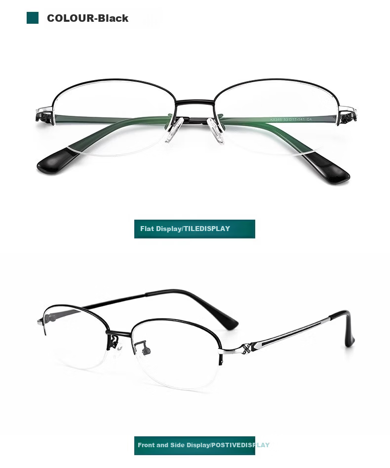 GOGOSOON Women's Anti-Blue Light Reading Glasses High-End Authentic Fashionable Presbyopic Glasses for Middle-Aged and Elderly Back to School 9