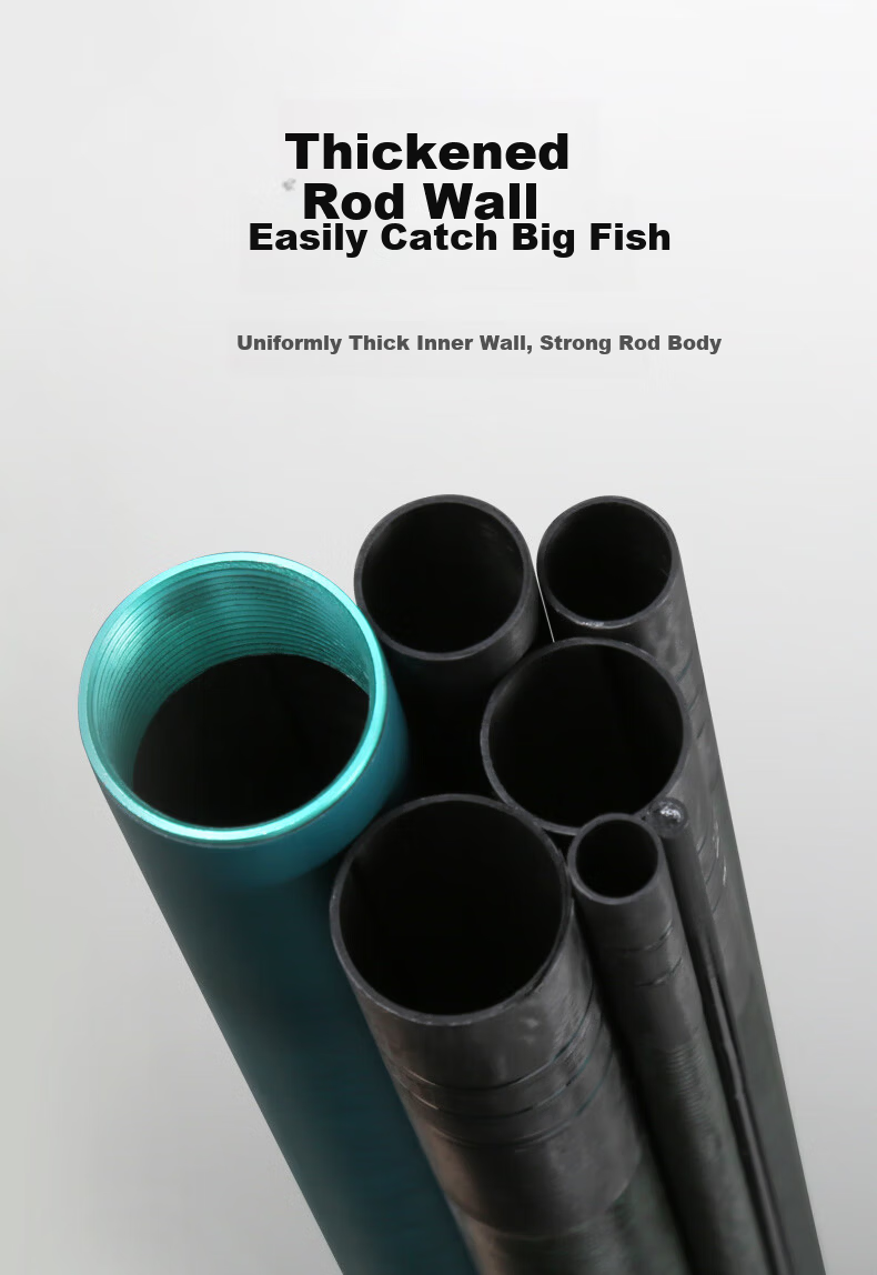 Zhongkui Nagoya 5th Generation Lightweight Large Fish Rod 7.2m 28-Tune Ultra-Light Hard Comprehensive Fishing Rod for Walleye and Bighead Carp 12