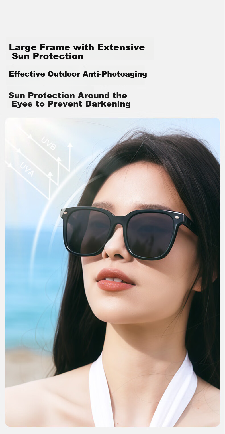 LOHO Day and Night Dual-Use Photochromic Night Vision Sunglasses for Driving, Anti-Glare Polarized GM Sunglasses 3
