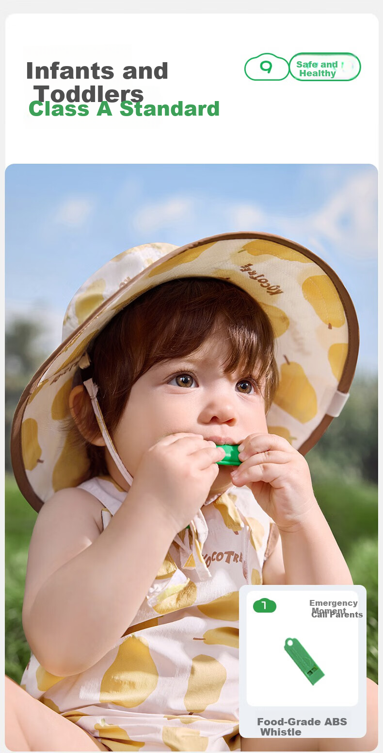 Kocotree KK Tree Kids Sun Hat Large Brim Boys Girls Baby Sunshade Printed Fashion Bucket Hat 24