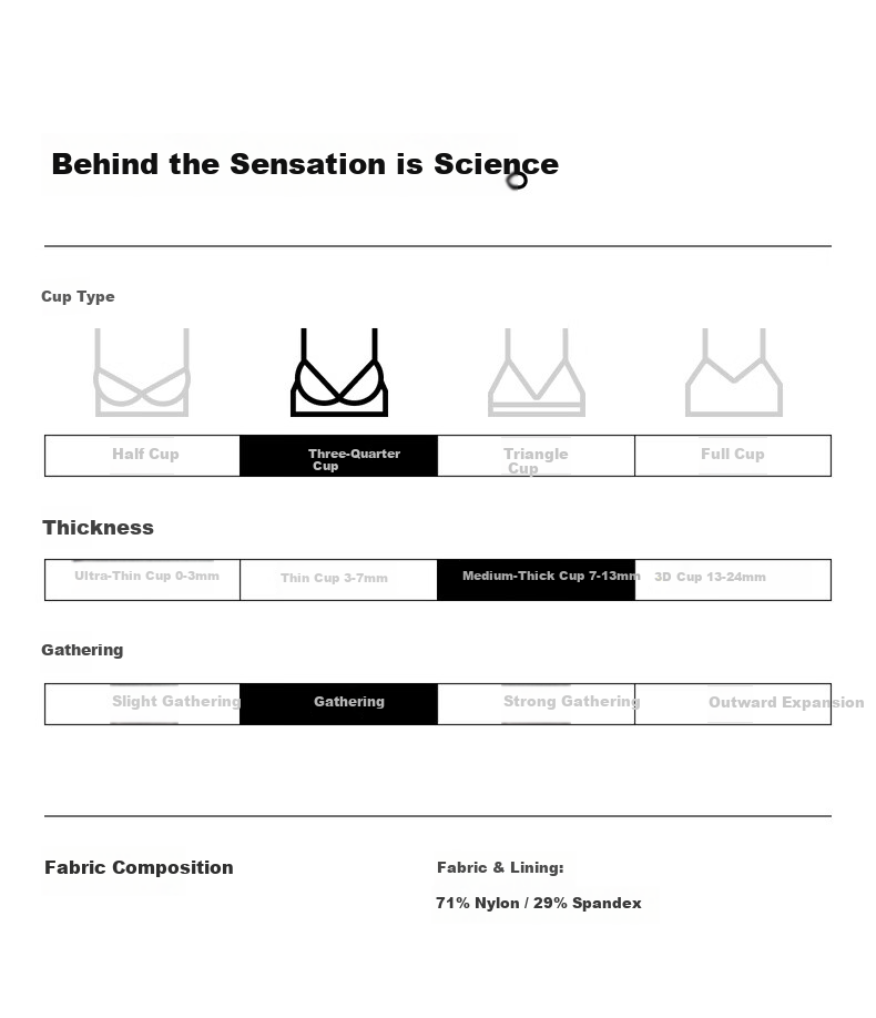 Jiao Nei [Liu Haocun Same Style] Jiao Jiao Cup 511S Women's Seamless Small Bust Push-Up Thin Breathable Bra 27