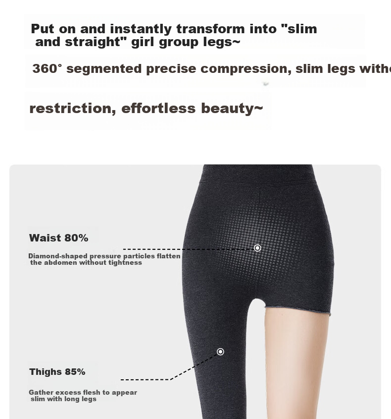 JKN Women's Coffee Color Thickened Autumn Winter Leggings [Slight Compression Slimming] Fleece Lined Thin Velvet Pressure Heating Vertical Stripe Tights 12