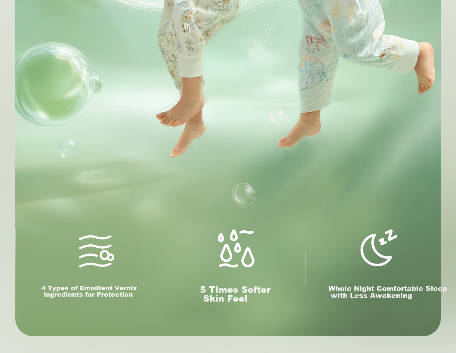 Betis Baby Sleeping Bag Spring Summer Vernix Caseosa Skin Children's Legged Sleeping Bag Infant Anti-Kick Quilt Pajamas Front 6 Back 4 Linsheng XL 13