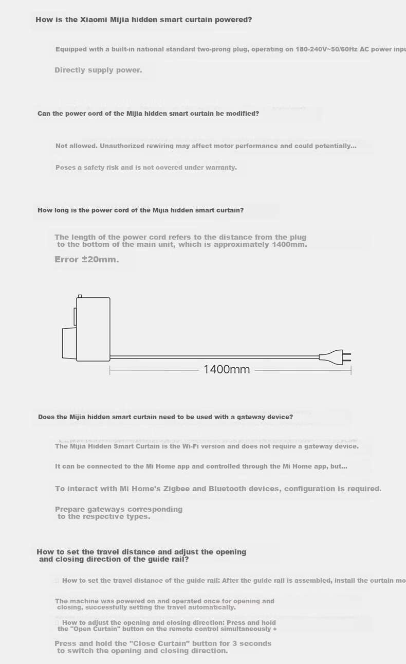 Mijia Hidden Smart Curtain Xiaomi Smart Electric Curtain Voice Control Smart Home Integration 28