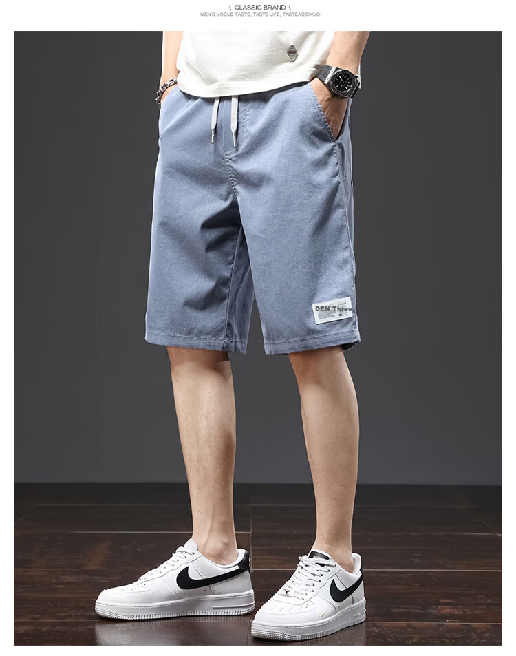 Zengzhi Summer Lightweight Men's Casual Shorts 2026 New Cargo Five-Point Straight-Leg Mid-Length Pants for Men 13