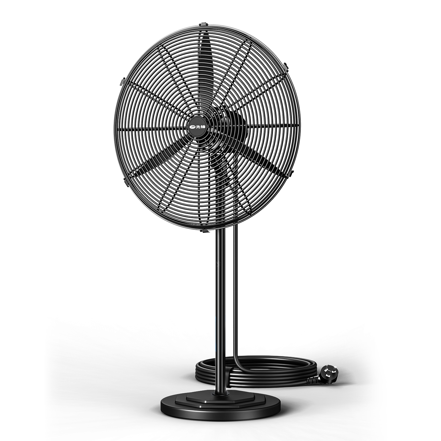 SINGFUN Commercial Industrial Fan Bull Horn Fan High Power Industrial Floor Fan Strong Wind Factory Bull Horn Fan 500 Aluminum Blades