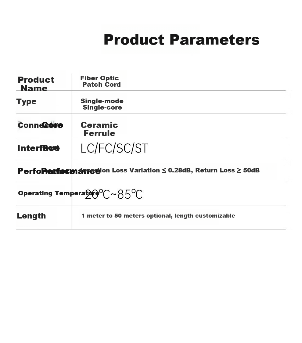SK-LINK Fiber Optic Patch Cable LC-LC Telecom Grade Single-mode Single Core Gigabit 10G UPC Fiber Optic Transceiver Pigtail Low Smoke Halogen-Free SK-TXSM-LCLC1M 1 Meter 3