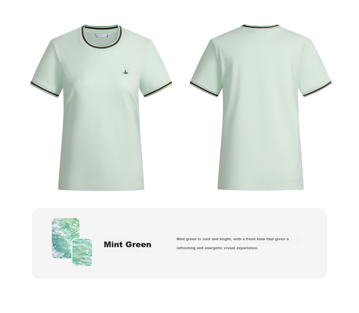 Navigare Small Sailboat Antibacterial Short Sleeve T-Shirt for Women 2026 New Mosquito-Repellent Commuter Casual Crew Neck Top 2325506501 10