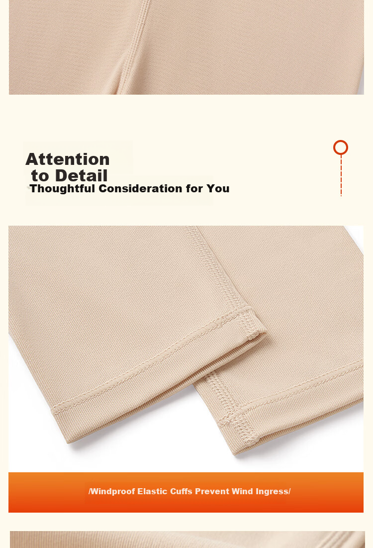 MiiOW Thin Autumn Thermal Underwear Set for Women - Warm Long Johns and Top for Fall and Winter 14